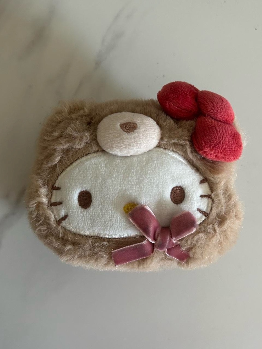🐱 🧸 SANRIO Hello Kitty Latte Bear Dressup Mini Zipped Coin Purse